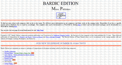 Desktop Screenshot of bardic-music.com
